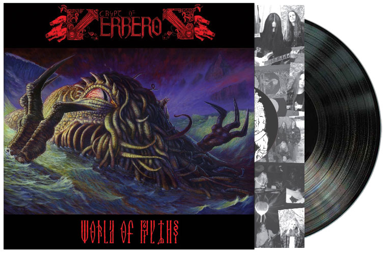 CRYPT OF KERBEROS: World of Myths Official LP Black
