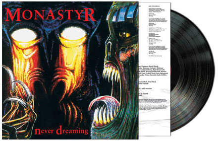 MONASTYR (Pol) Never Dreaming Official LP Black