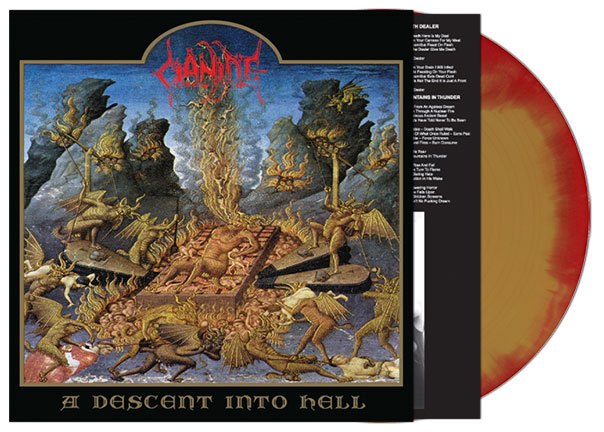CIANIDE: A Descent into Hell Official REPRESS LP Red Gold Marble
