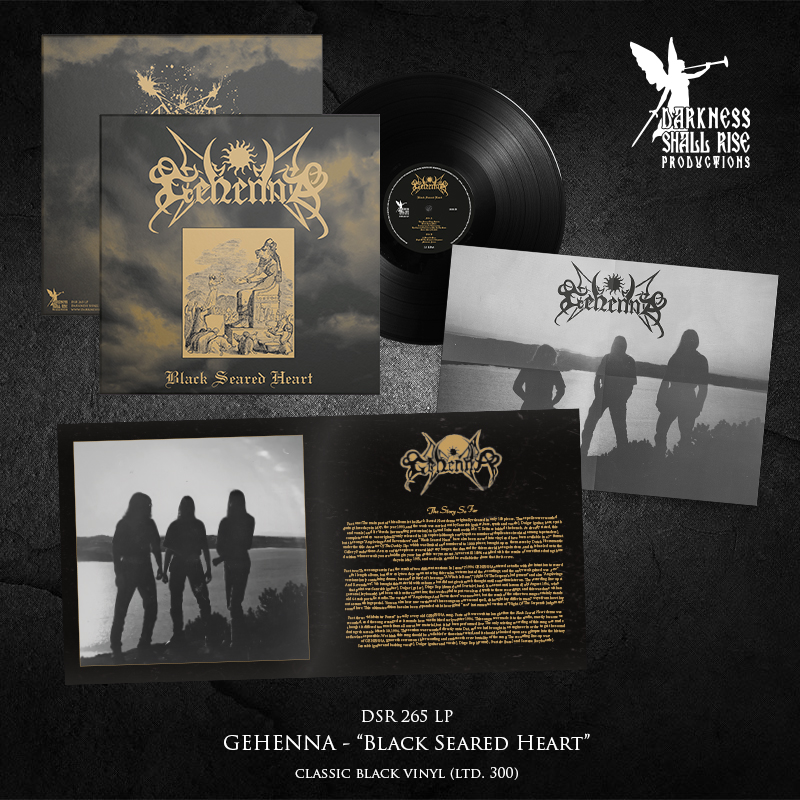 GEHENNA: Black Seared Heart Official LP Black Vinyl