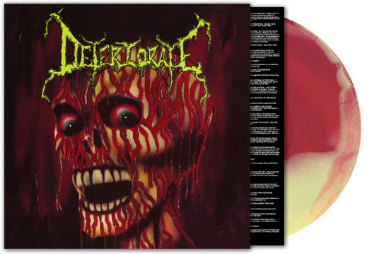 (image for) DETERIORATE: Rotting in Hell Official LP Oxblood/Yellow Marble