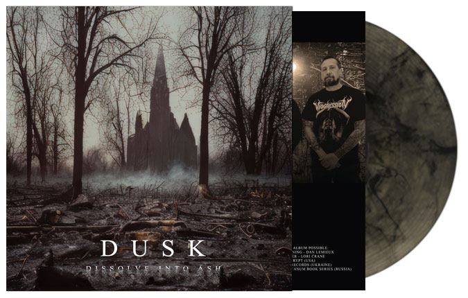 DUSK (USA) Dissolve Into Ash Official LP (Smoke)